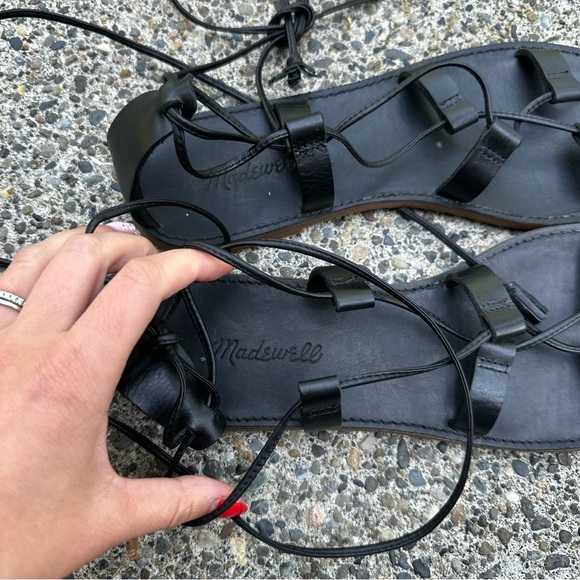 Madewell The Boardwalk Lace Up Sandals - Picture 5 of 8